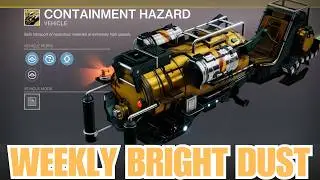 BRIGHT DUST REWARDS - Weekly rewards for Bright Dust in Eververse - The Edge of Fate Destiny 2