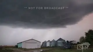 09-18-2022 Memphis, MO - Tornado Warned Storm Produces Large Hail and Lightning