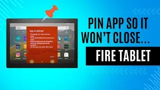 Pin App To Your Amazon Fire Tablet Screen | 