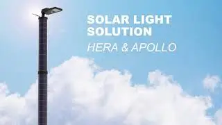 vertical solar street light