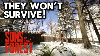 Building Massive Defense Wall & Deadly Traps in Sons of the Forest