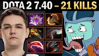 Phantom Assassin Pro Carry with 21 Kills and Deso - Gameplay Dota 2