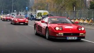Ferrari Testarossa 40 years anniversary event | 30+ 512TR, F512M and Testarossa!