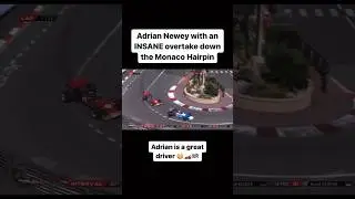 Adrian Newey with an insane overtake down the Monaco Hairpin #f1memes #formula1 #f1 #monaco
