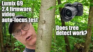 Panasonic Lumix G9 2.4 firmware update autofocus test- It actually works!