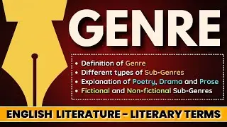 Genre in English Literature || English Literary Terms || English Literature || By Dipika Kumavat