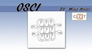 如何畫一般圖樣How to draw the Tangle Pattern OSCI