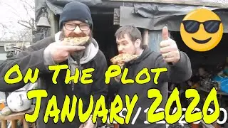 A Review of 2020 On The Plot. January.  Dave's Allotment Garden.