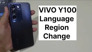 Vivo Y100 Language And Region Change Setting 