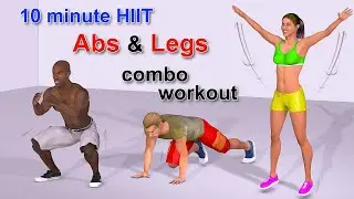 Goodbye Flab! Quick Legs and Abs Workout - fitness animation