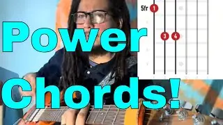 Power Chords for Beginner Guitarists￼ | 20 years to day one Guitar Lesson | what are Power Chords