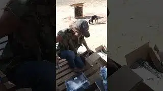 Video of Open Arms Farmstead opening packages from what was ordered from Go Fund me donors 