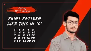 Pattern 9 || C Programming || Coding With Sohail