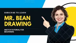 Mr. Bean Sketch I The world childish character I Beginners tutorials