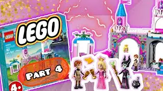 Unlock the Magic in Aurora's Castle! LEGO Disney Set Build & Review - Part 4