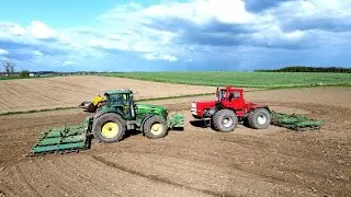 EKSPRESOWE BRONOWANIE 40 NA DWA ZESTAWY 2023/ PONAD 20 KM/H / T 150K & JOHN DEERE 7930