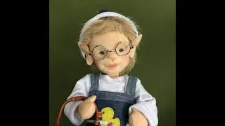 Waldorf/cloth doll with a bendable head Part 3