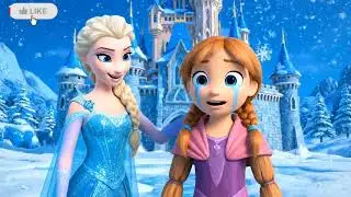 ❄️ Frozen Dark Twist: Elsa Turns Anna into Wood! 😱 | 4K Disney Style