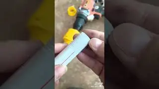 007Electric drill to water pipe threader Hand drill threading magic tool #threading die to#status