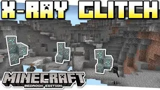 Minecraft Bedrock &mdash; X-RAY GLITCH ☠️ ЛЕГКИЙ ☢️ Обучающий курс &mdash; PS4, MCPE, Xbox, Windows и Switch