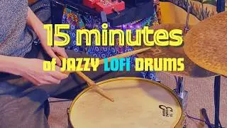 15 Minutes of REAL Lofi Drums  // Dr. Sweatpants Drum Studio