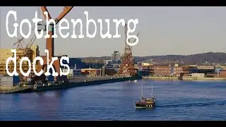 chasing fisherman through gothenburg dock with dji mavic