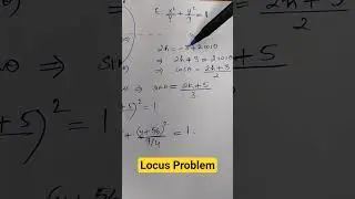 Ellipse PYQ #Must Solve #Locus Problem