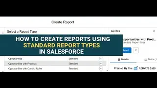 OTTB20: КАК СОЗДАТЬ ОТЧЕТЫ С ИСПОЛЬЗОВАНИЕМ СТАНДАРТНЫХ ТИПОВ ОТЧЕТОВ В SALESFORCE || ОТЧЕТЫ SALE...