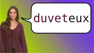 How to say 'fluffy' in French?