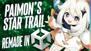 Recreate Paimon's Star Trail from Genshim Impact Unity | Shuriken Particle System | PILOTO STUDIO