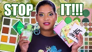 Палитра теней BH Cosmetics Peridot + Emerald | Они обманывают сами себя?! | Karen Harris Makeup