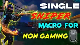 ULTRA FAST SINGLE SNIPER MACRO || NON GAMING MOUSE AWM MACRO FOR FREE FIRE