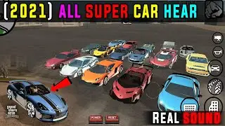 NEW (2021)  Super Cars MODPACK  for GTA san andreas MOBILE  | Lamborghini , Farrari |