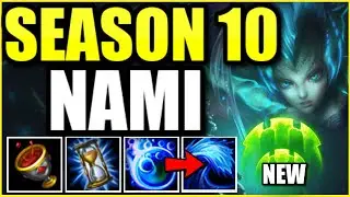 (HIGH ELO) *THIS* IS HOW YOU PLAY NAMI PERFECTLY IN SEASON 10! NAMI S10 BUILD AND GUIDE!