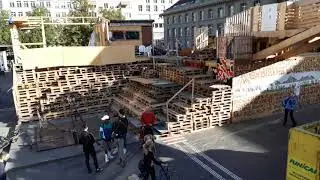Robert Walser Sculpture Abbau Tag 10...
