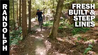 Taking on All Black Enduro Trails of the Randolph Trails System