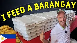 VLOGGER FEEDS BARANGAY OF HAPPY FILIPINO KIDS | Amazing Philippines Food Vlog