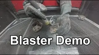 Redline Pressure Pot Blast Cabinet Demonstrated