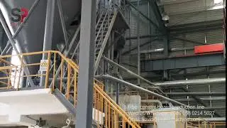 Raw materials silos and tanks