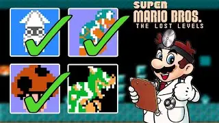 Super Mario Bros.: The Lost Levels: All Enemies