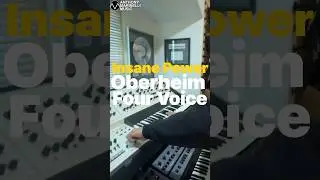 Безумная сила голоса Oberheim 4 #синтезатор #звукэлектронноймузыки