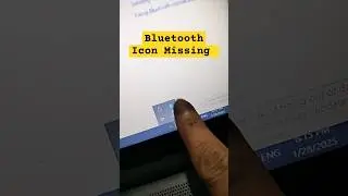 All Laptop Bluetooth Device Icon Missing in Windows Taskbar#macnitesh#keyboardtricks#2025short