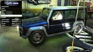 GTA 5 PS4 gameplay HD Mercedes G-Class Tuning at Los Santos Customs