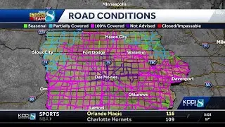 Parts of Iowa digging out from nearly a foot of snow