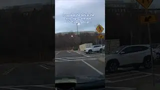 Getting Spooked at the Stop Sign - Masshole Idiots Caught on Dashcam