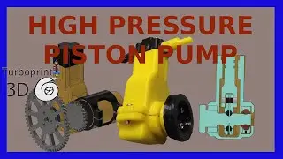 3D Printed High Pressure Pump ( files in description )