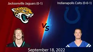 2022 Week 2 Indianapolis Colts vs Jacksonville Jaguars