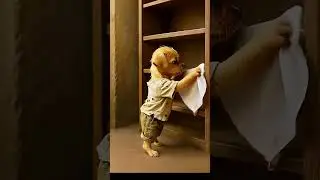 A poor dog has no cash to buy bag his rich friend make fun of him..😭#aidog#motivationalstory#fyp