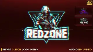 Short Glitch Logo animation - After Effects Template