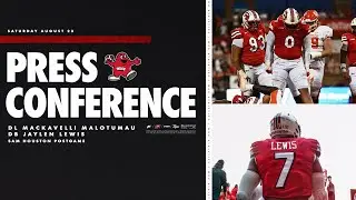 WKU FB: DL Mackavelli Malotumau & DB Jaylen Lewis | Sam Houston Postgame | 8-23-25